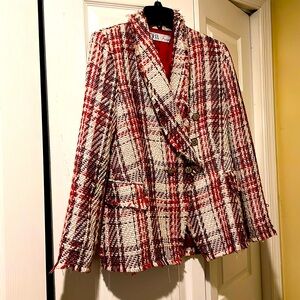 Basically new Tweed Zara Blazer